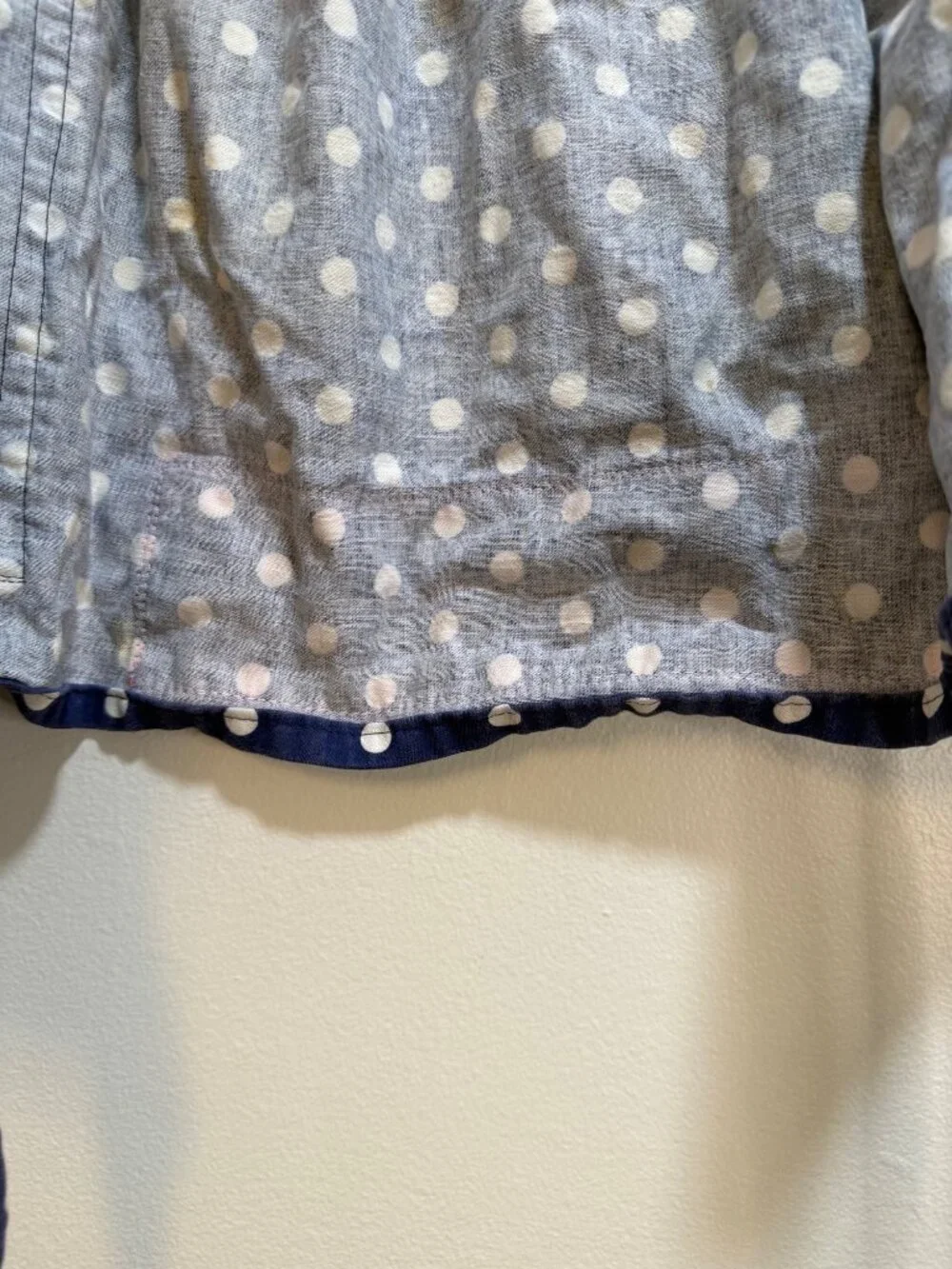 Vintage Style Boston Red Sox Polka Dot Half Apron Tradwife Reworked OOAK